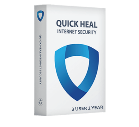 Quick Heal Internet Security 3 PC 1 Year